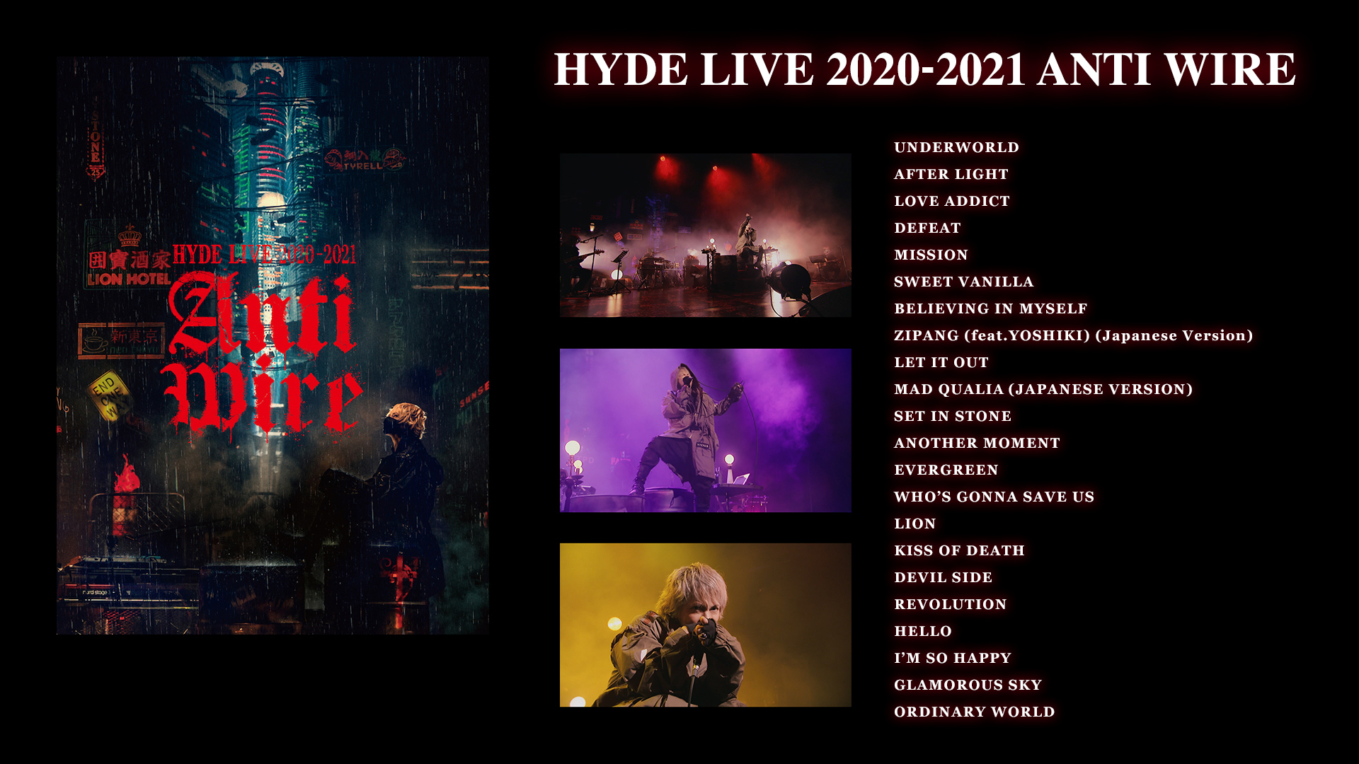 HYDE LIVE 2020-2021 ANTI WIRE