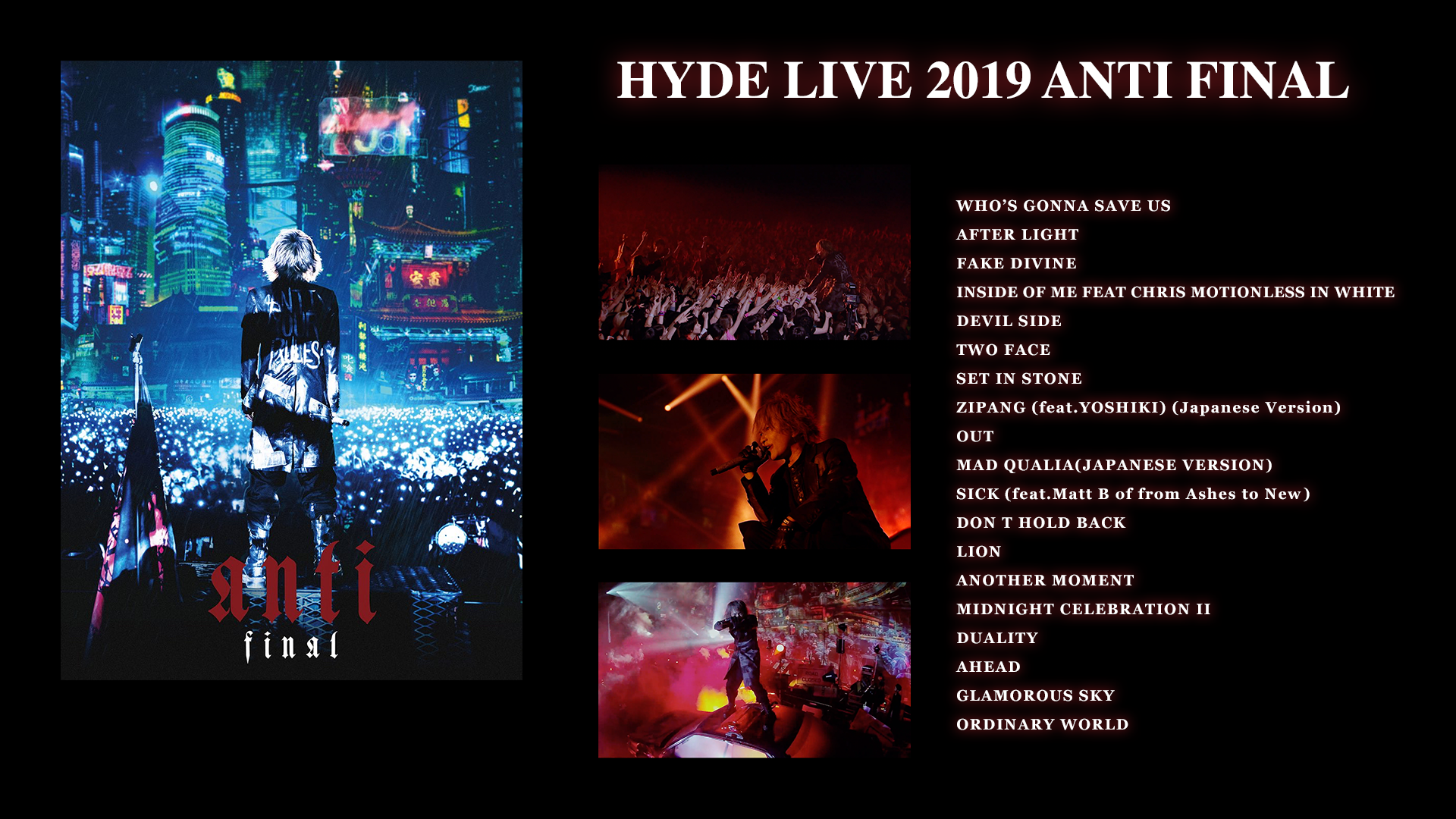 HYDE LIVE 2019 ANTI FINAL